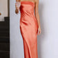 Spring And Summer New European And American Elegant Socialite Sleeveless Backless Tube Top Dress Women