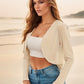 Short Coat Casual Slim Fit High Waist Suit Fashionable Top