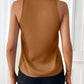 Women's Fashion Satin Loose Solid Color Vest