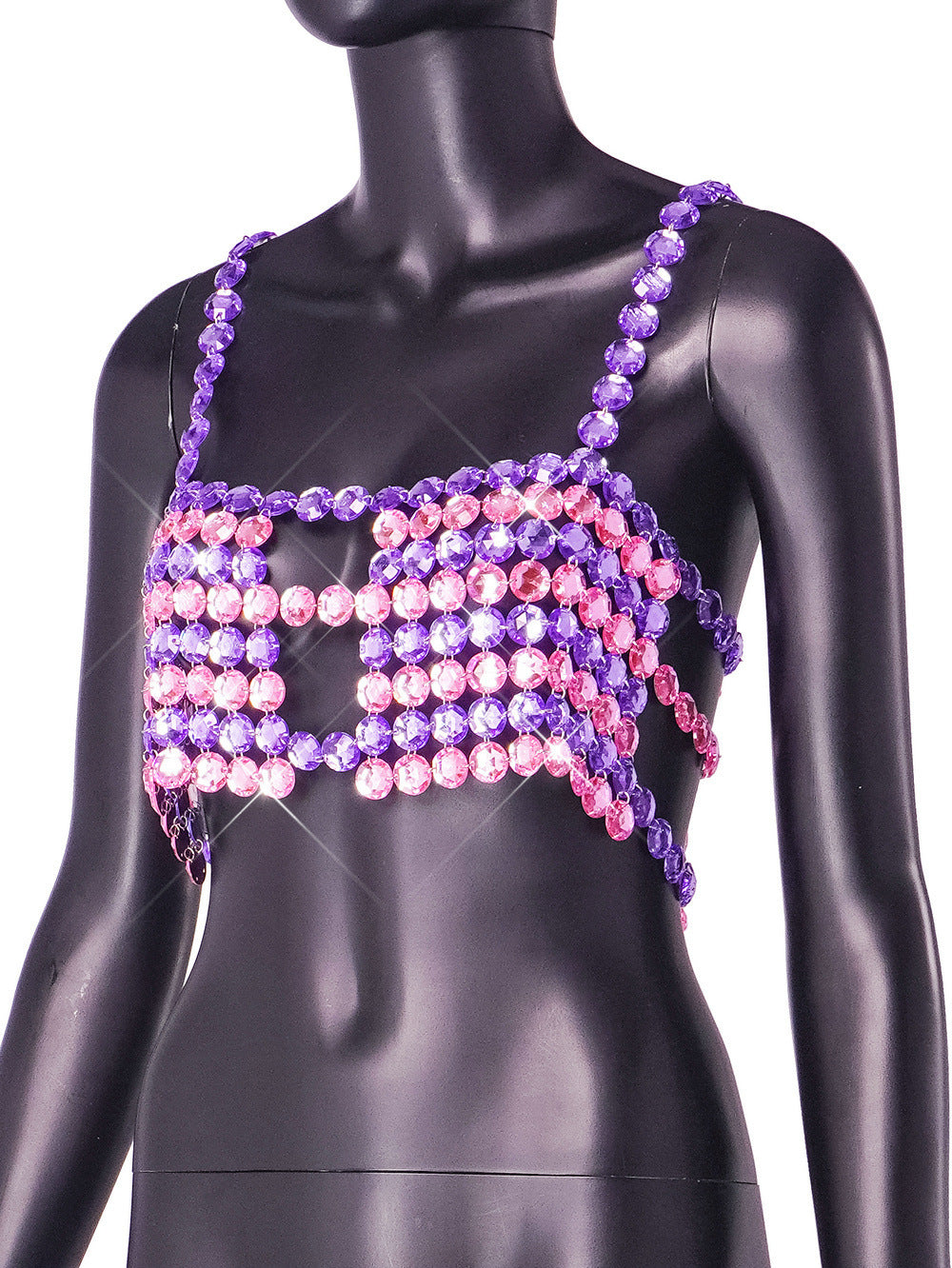 New Gem Stitching Backless Underwaist