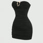 Sexy Stylish Sheer Form-fitting Tube Dress