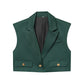 Fashion Short Lapel Vest Wide-leg Pants