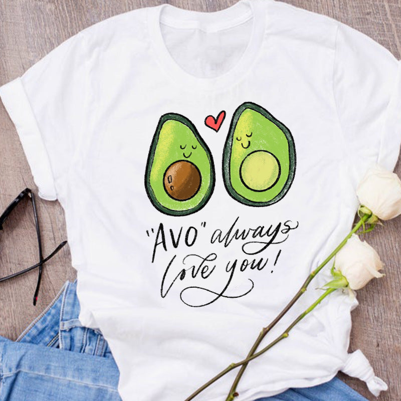 T-shirt à manches courtes pour hommes et femmes, imprimé créatif et tendance, ample, pour l'été