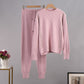 Russian Casual Sweater Pullover Two-piece Suit