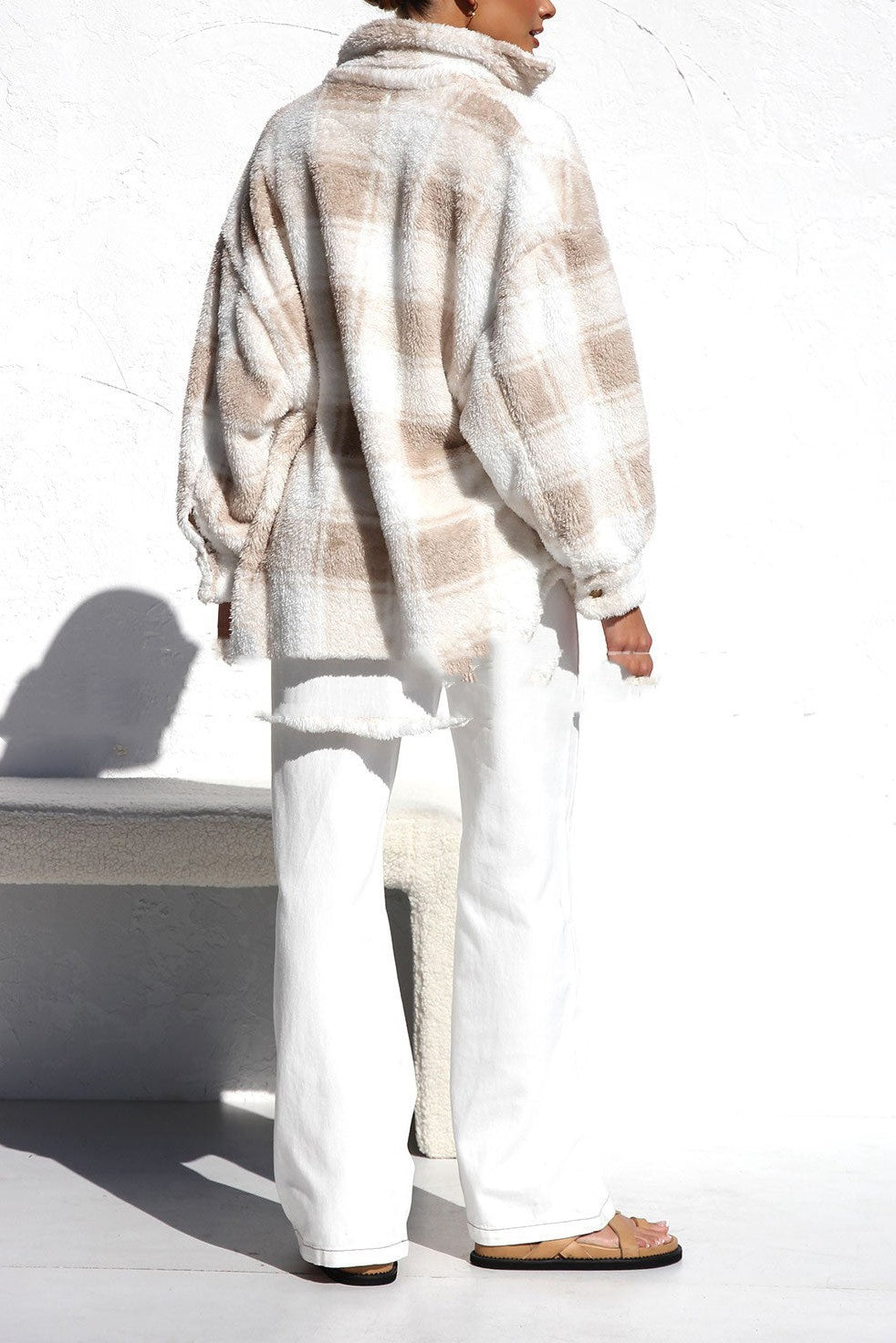 Women's FallWinter Jacket Arctic Plush Plaid