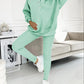 Casual Hooded Sweater Thickened Thread Fitted Vest Pants Three-piece Set