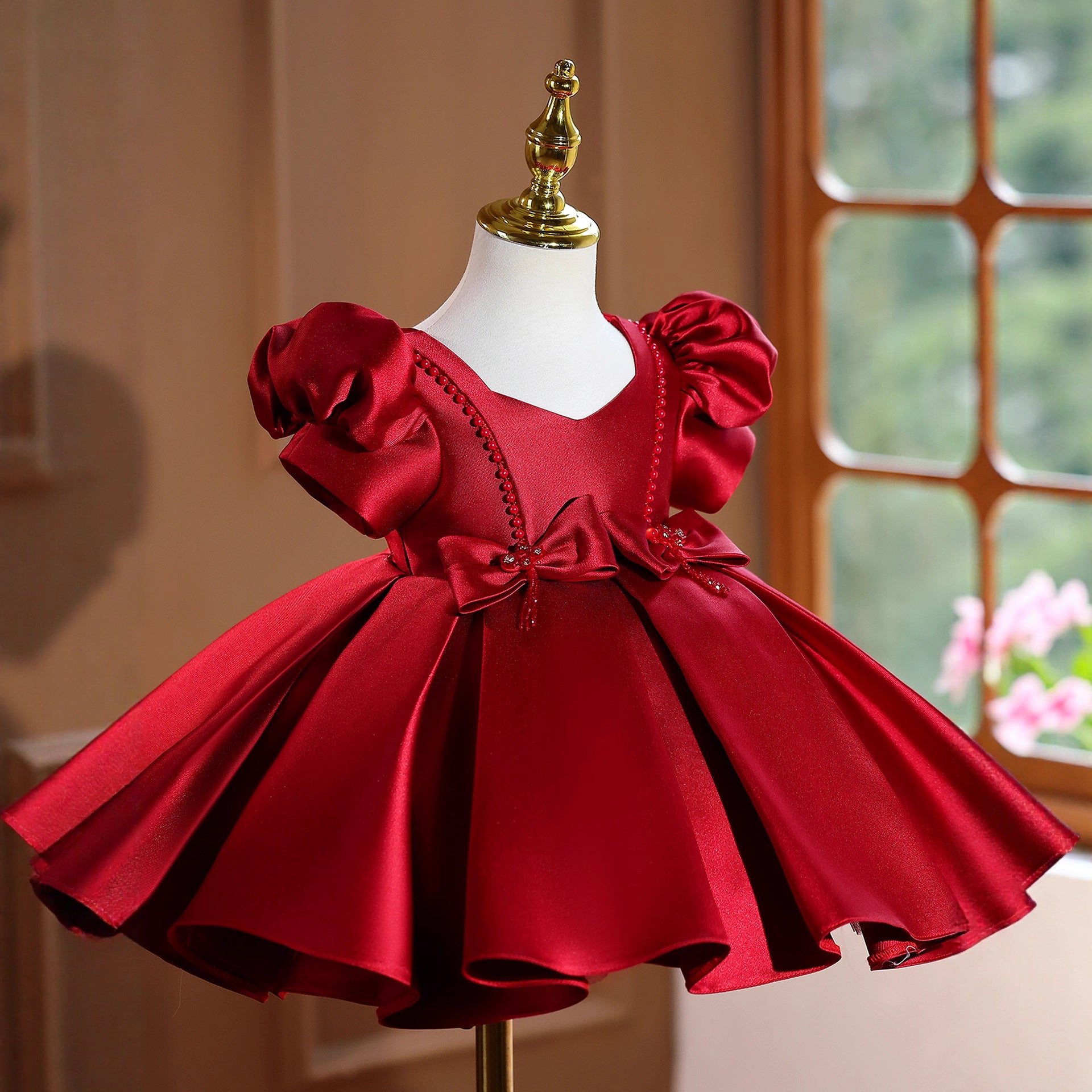 Girls Birthday-year-old Evening Dress Light Luxury Princess Dress