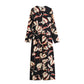 Robe jupe mi-longue à imprimé floral pour femme
