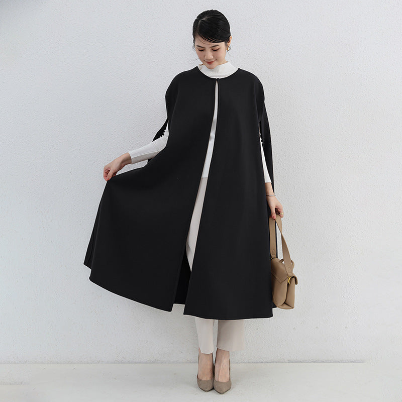 Solid Color Mid-length Woolen Vest
