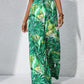 Printed Casual High Waist Wide Leg Pants Trousers