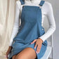Spring Corduroy Loose Sleeveless Suspender Dress