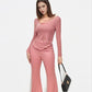 Solid Color Homewear Pajamas Suit