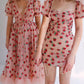 Strawberry Sequin Embroidery For Beautiful Women's Tube Top