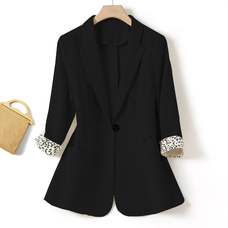 The New Summer Korean Style Slim Slimming One-button Suit Jacket