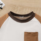 Round Neck Short-sleeved T-shirt Shoulder Oversleeve