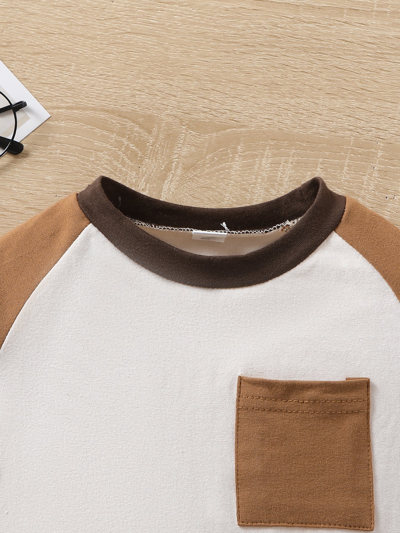 Round Neck Short-sleeved T-shirt Shoulder Oversleeve