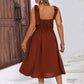 Women's Casual Slim-fit Slit High Sense French Dress