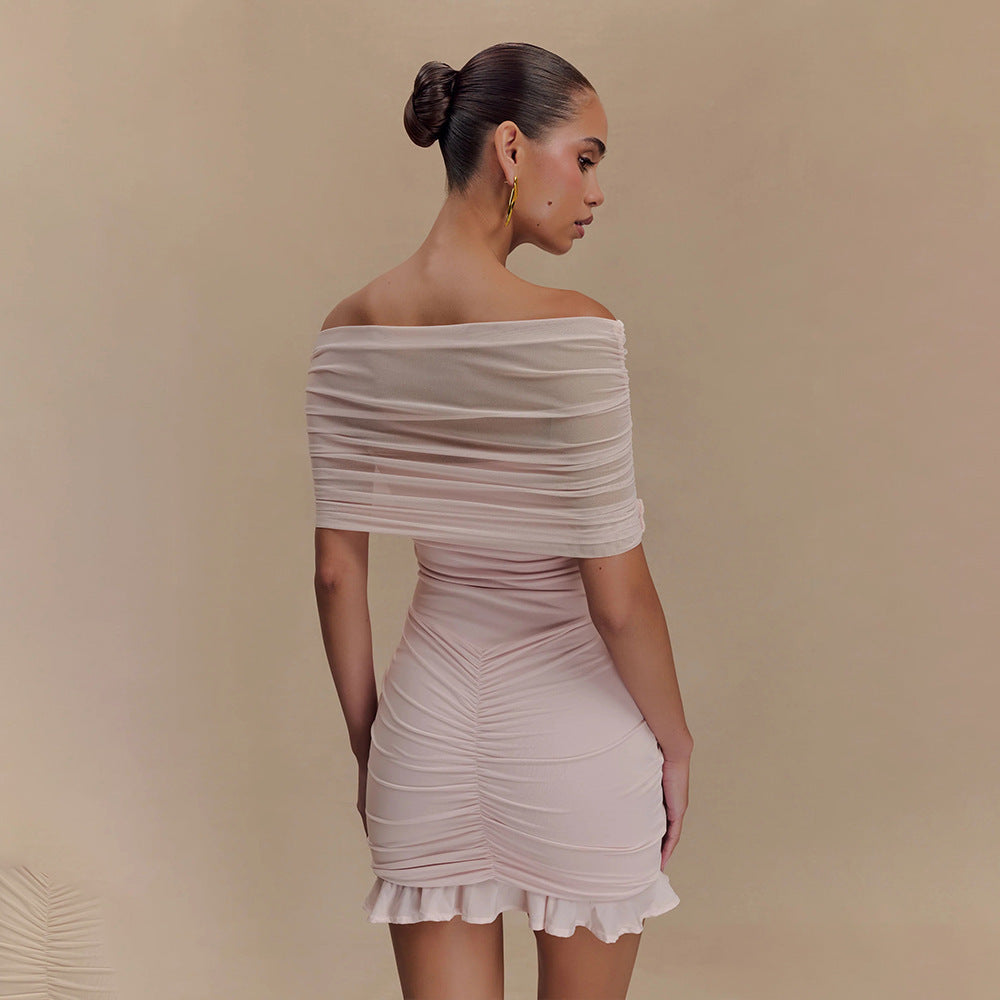 Sexy Off-shoulder Dress For Women In Europe And The US