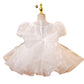 Girls' Dress White For Birthday Dinner