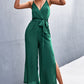 Women's Clothing New Sale V-neck Strap Split Jumpsuit
