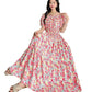 Off-neck Cotton Silk French Dress