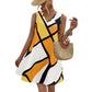 Robe gilet à carreaux pour les vacances d'été