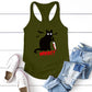 Gilet imprimé gothique avec couteau et chauve-souris