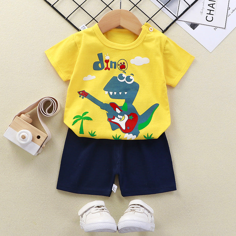 Ensemble short et t-shirt d'été à manches courtes pour enfants, garçons et filles, vêtements pour bébés et petits enfants, neufs