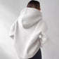 Women's Solid Color Hoodies Long Sleeve Hooded Solid Color Loose Sweater