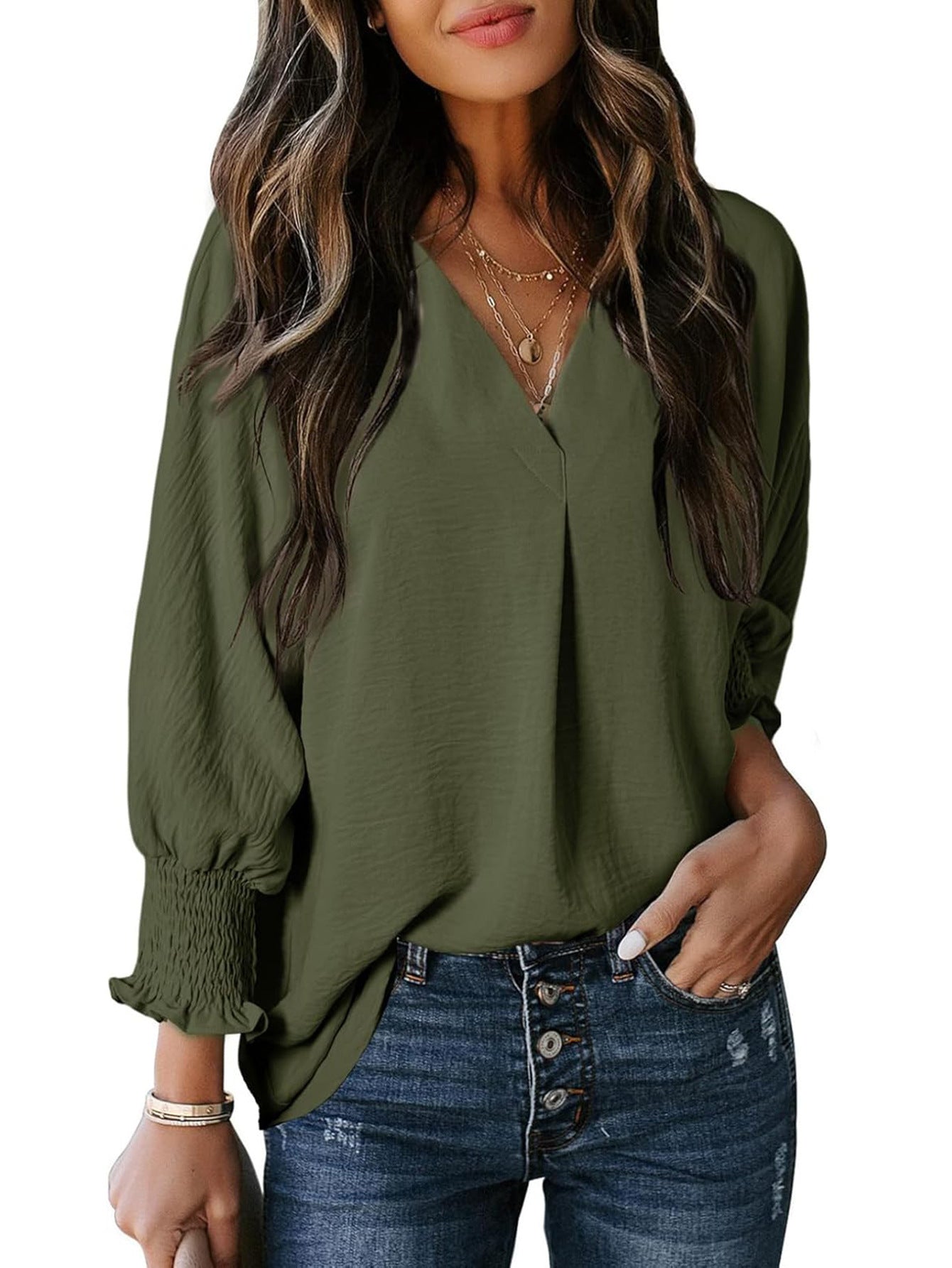 Women's Fashion Casual Loose Shirt Top