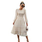 Robe jacquard élégante et décontractée pour femme