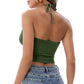 Camisole Halter Vest Women Summer Hollow Tops