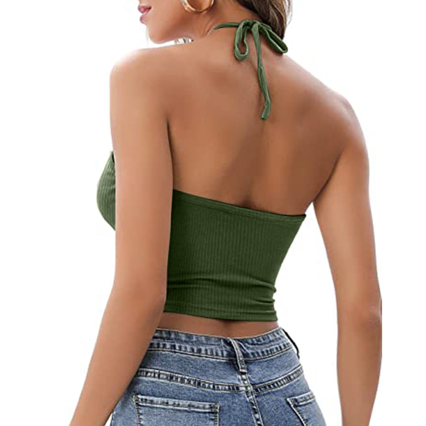 Camisole Halter Vest Women Summer Hollow Tops