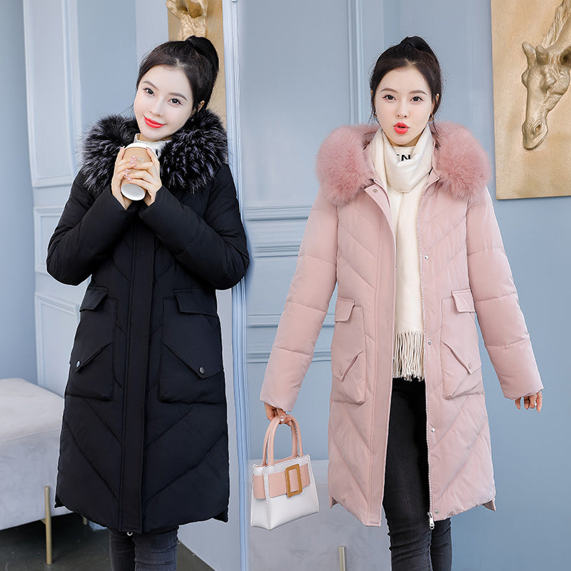Temperament Slim Women's Warm Pure Color Jacket