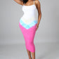 European And American Positioning Printed Casual Dress