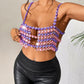 New Gem Stitching Backless Underwaist
