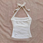 Retro Navel Halter Inner Suspender Women