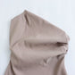 Off-the-shoulder Pleated Asymmetric Top