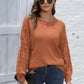 Women's Pullover Woven Sweater Autumn And Winter New Bottoming Shirt Solid Color Casual Sweater