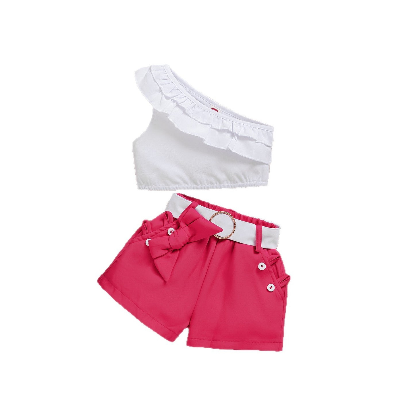 Sweet And Stylish Rose Red Bow Shorts