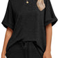 Casual Suit Oversized Short Sleeve T-shirt Drawstring Shorts Casual Wear Sportswear