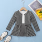 Robe manteau à carreaux deux pièces