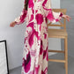 Loose Casual Long Sleeves Temperament V-neck Dress