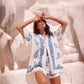 Printed Loose Short Sleeve Shirt Top Casual Shorts Suit