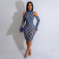 Fashion Personality Sheath Sequins Dress Women