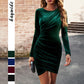 Autumn And Winter Round Neck Women's Clothing Dress
