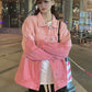 Gradient Color Women's New Tie-dye Loose Denim Jacket