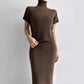 Slit Sheath Skirt Skirt Suit