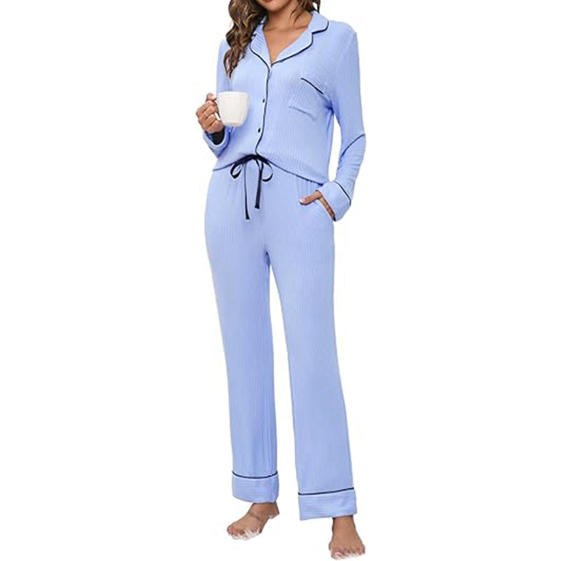 Buckle Soft High Waist Lace-up Straight-leg Pants Suit