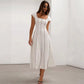 Women's Fashionable Printed Sexy Backless Slip Dress